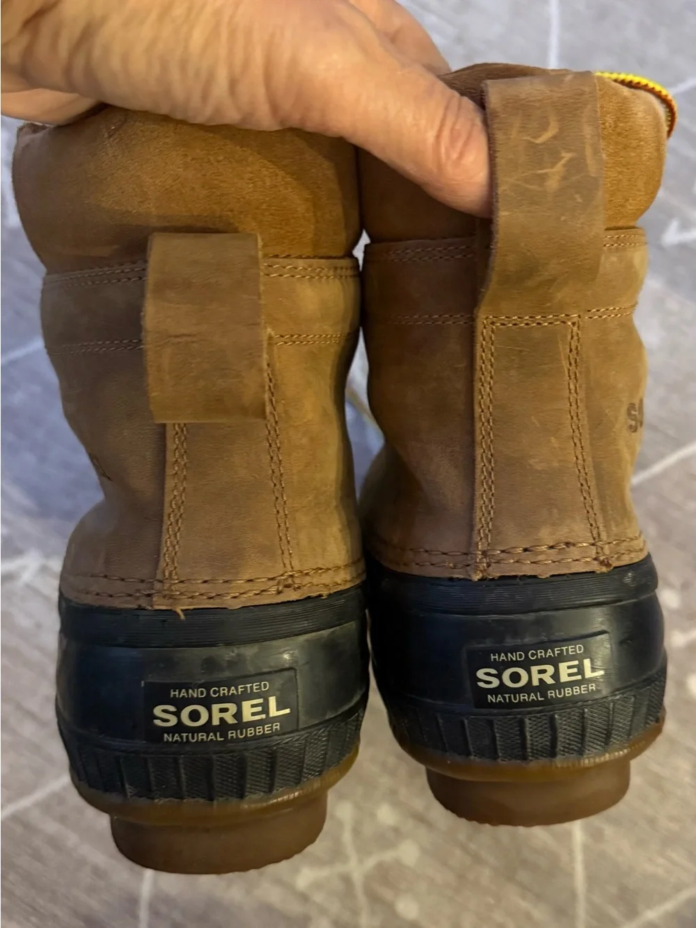 Men's SOREL Duck Boots Rain Boots Waterproof work boots. Size 9